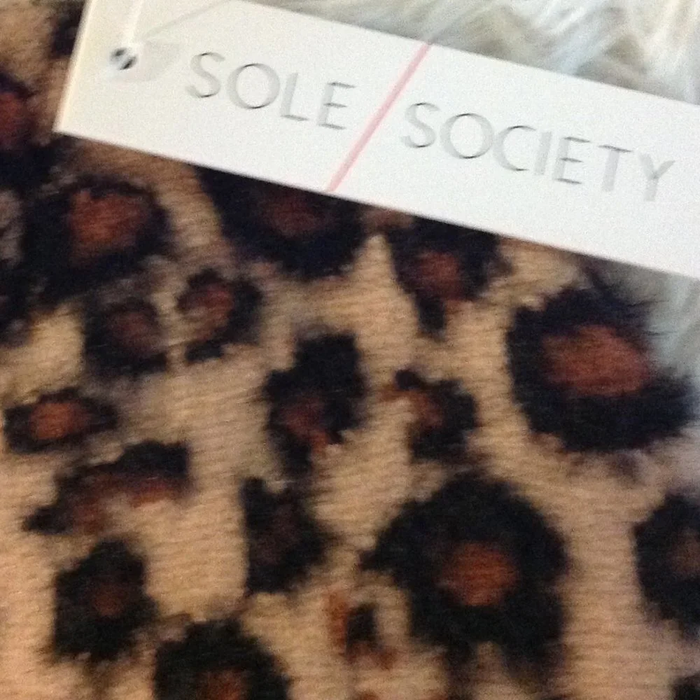 Sole Society Leopard Print Beanie - Picture 3 of 4